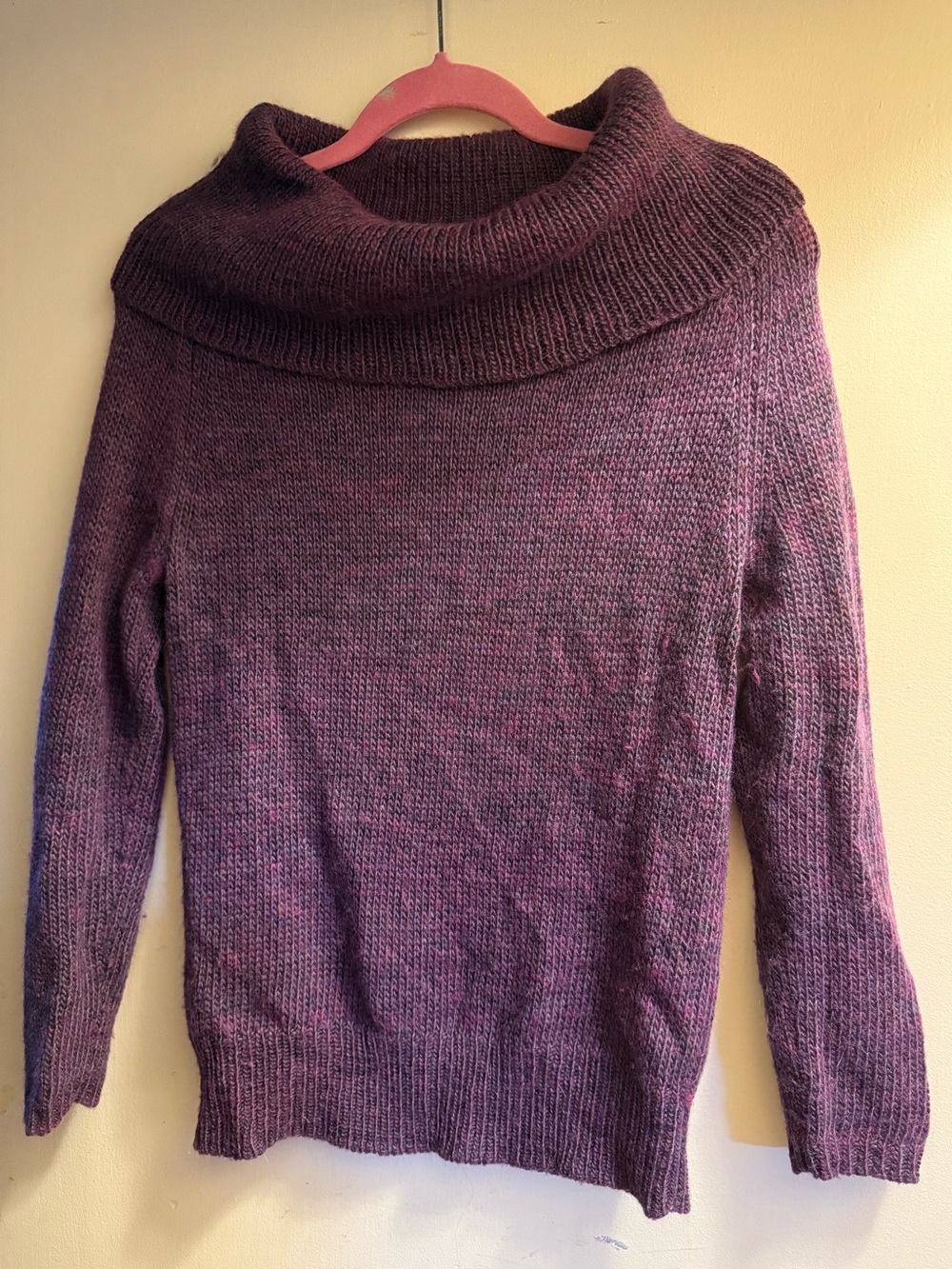 🦋 3/$25 🦋 Chico’s Purple Cowl Neck Sweater